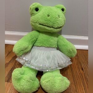 Build-A-Bear Spring Green Frog Plush 16”
